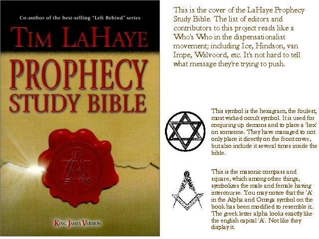 La couverture de la Bible d'Étude Prophétique de LaHaye